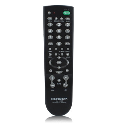 chunghop universal tv remote manual english